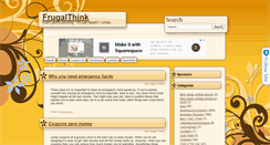 Desktop Screenshot of frugalthink.com